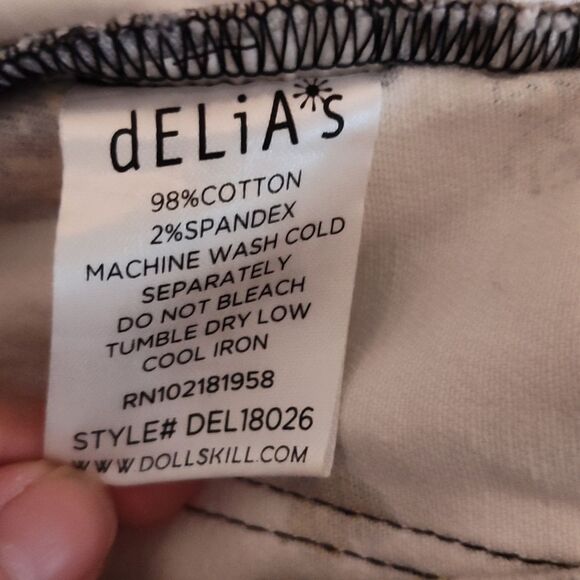 delias by Dolls Kill Miss Monarch Butterfly Jeans size small - Picture 8 of 12